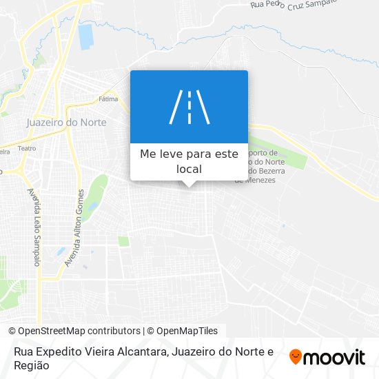 Rua Expedito Vieira Alcantara mapa
