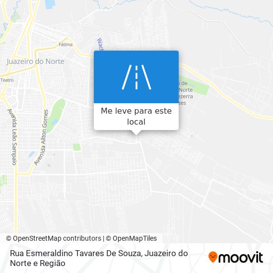 Rua Esmeraldino Tavares De Souza mapa