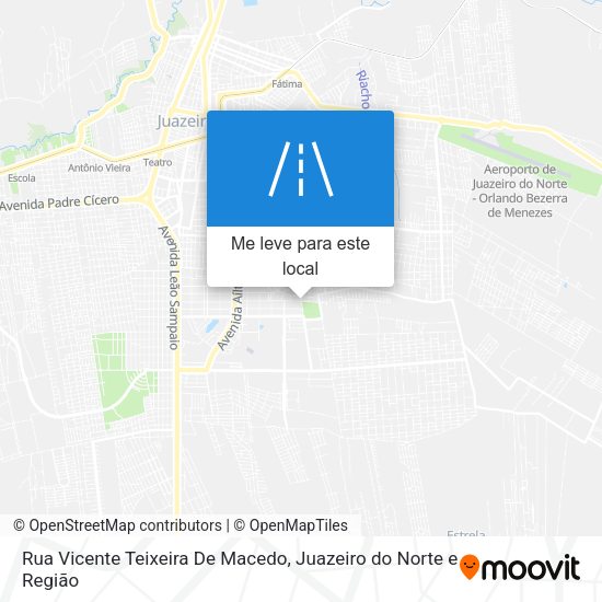 Rua Vicente Teixeira De Macedo mapa