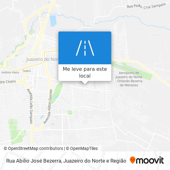 Rua Abilio José Bezerra mapa