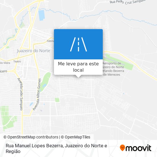 Rua Manuel Lopes Bezerra mapa