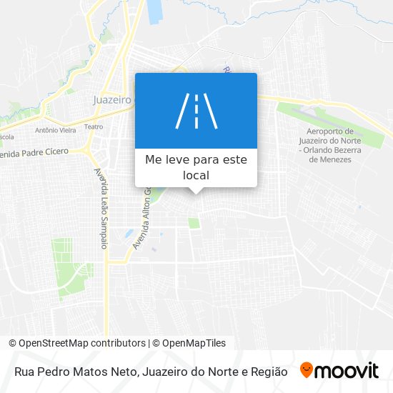 Rua Pedro Matos Neto mapa