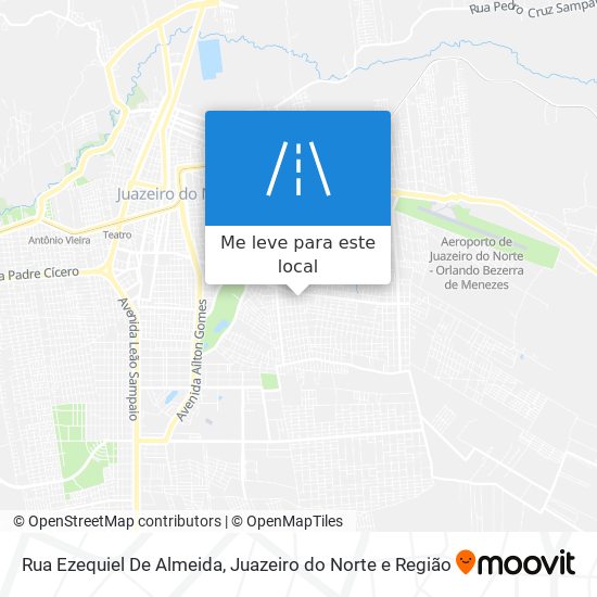 Rua Ezequiel De Almeida mapa
