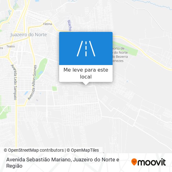 Avenida Sebastião Mariano mapa