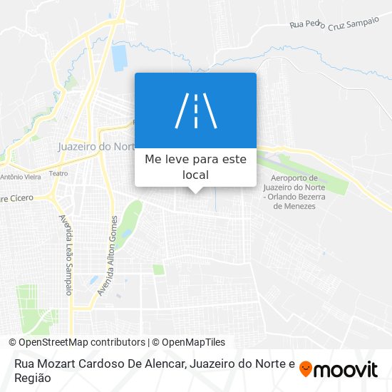 Rua Mozart Cardoso De Alencar mapa