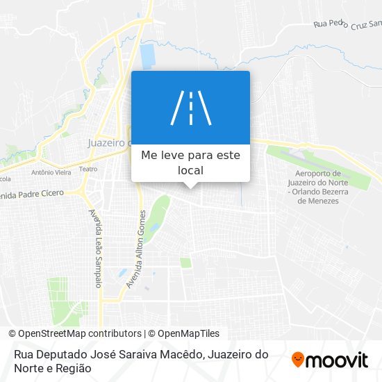Rua Deputado José Saraiva Macêdo mapa