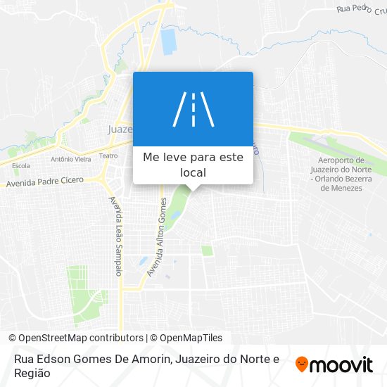 Rua Edson Gomes De Amorin mapa