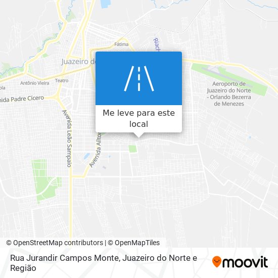 Rua Jurandir Campos Monte mapa