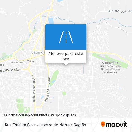 Rua Estelita Silva mapa