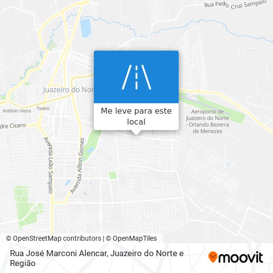Rua José Marconi Alencar mapa