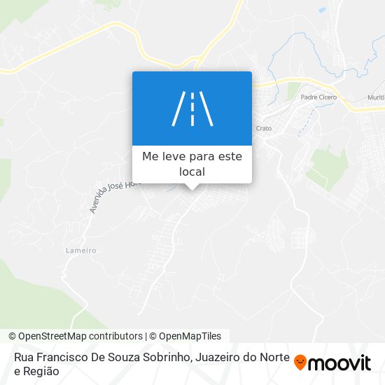 Rua Francisco De Souza Sobrinho mapa