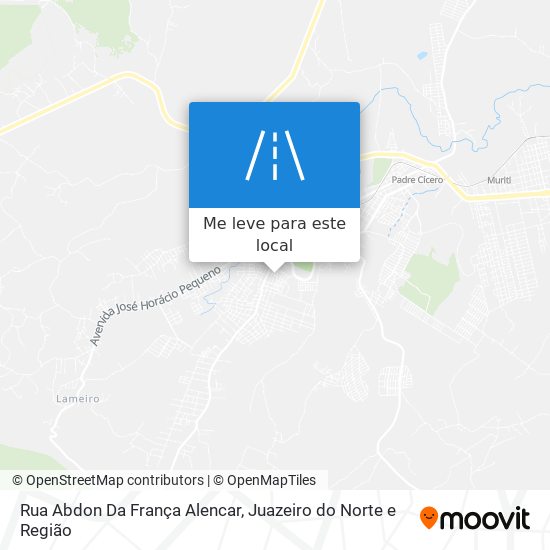 Rua Abdon Da França Alencar mapa