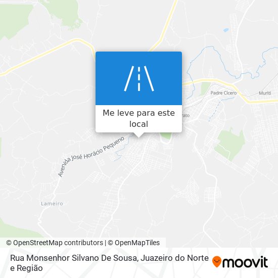 Rua Monsenhor Silvano De Sousa mapa