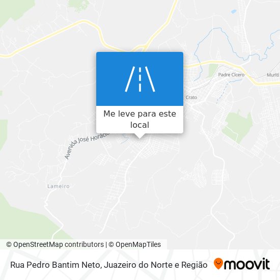 Rua Pedro Bantim Neto mapa