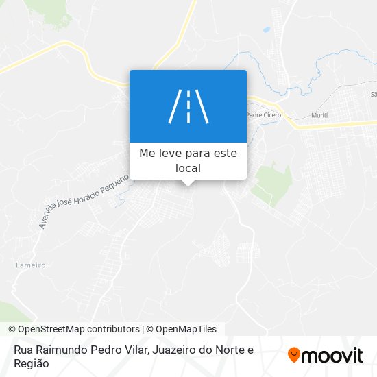 Rua Raimundo Pedro Vilar mapa