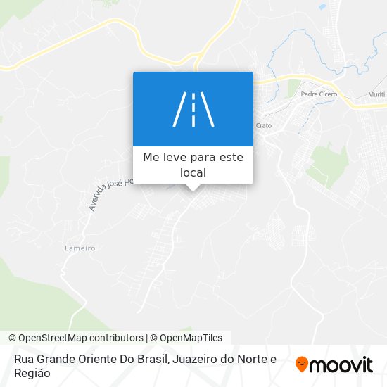 Rua Grande Oriente Do Brasil mapa