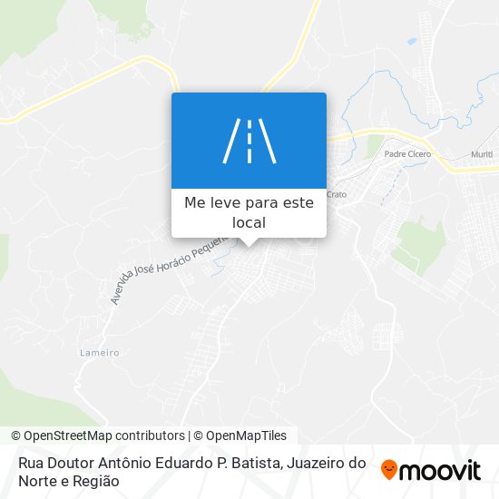 Rua Doutor Antônio Eduardo P. Batista mapa