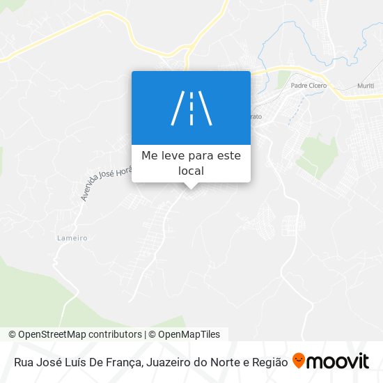 Rua José Luís De França mapa