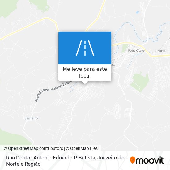 Rua Doutor Antônio Eduardo P Batista mapa