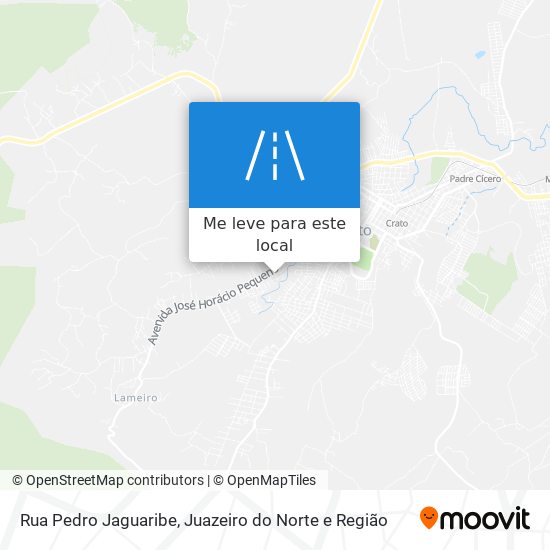 Rua Pedro Jaguaribe mapa