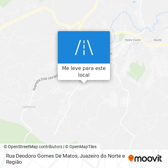 Rua Deodoro Gomes De Matos mapa