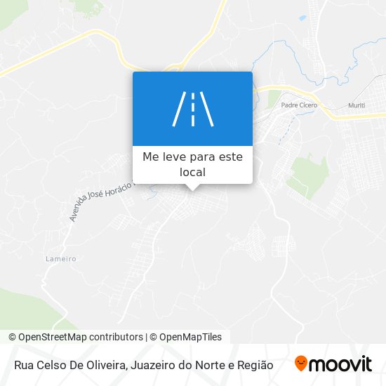 Rua Celso De Oliveira mapa