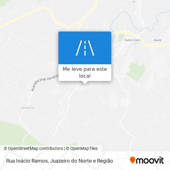Rua Inácio Ramos mapa