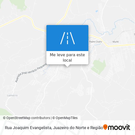 Rua Joaquim Evangelista mapa
