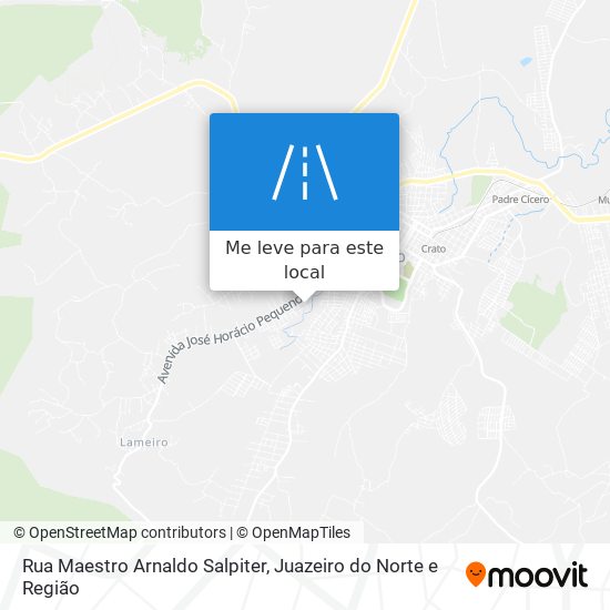 Rua Maestro Arnaldo Salpiter mapa