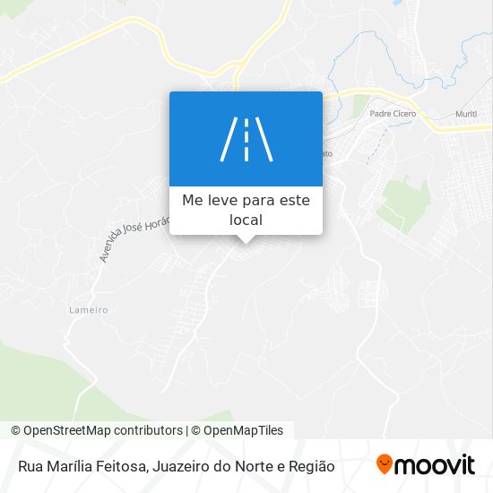 Rua Marília Feitosa mapa