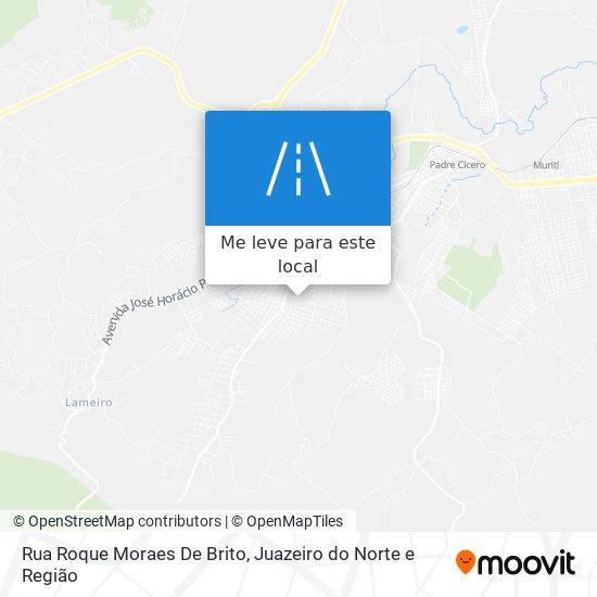 Rua Roque Moraes De Brito mapa