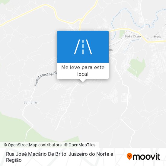Rua José Macário De Brito mapa