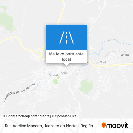 Rua Adelice Macedo mapa