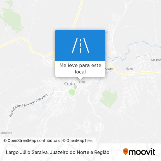 Largo Júlio Saraiva mapa