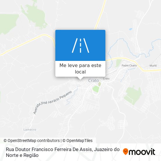 Rua Doutor Francisco Ferreira De Assis mapa