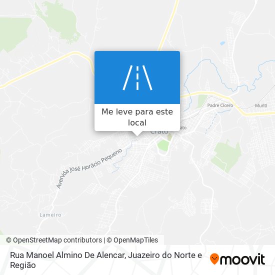 Rua Manoel Almino De Alencar mapa