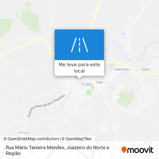 Rua Mário Teixeira Mendes mapa