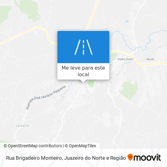 Rua Brigadeiro Monteiro mapa