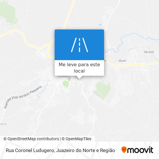 Rua Coronel Ludugero mapa