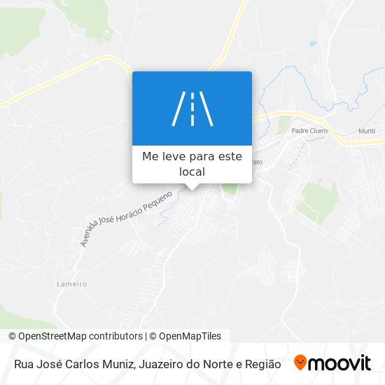 Rua José Carlos Muniz mapa