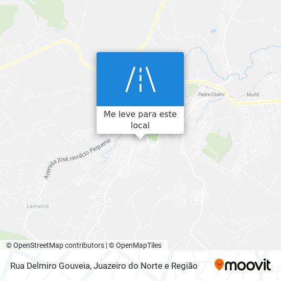 Rua Delmiro Gouveia mapa