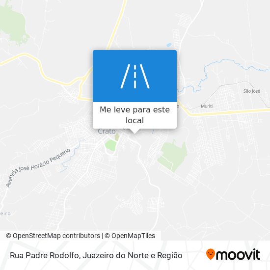 Rua Padre Rodolfo mapa