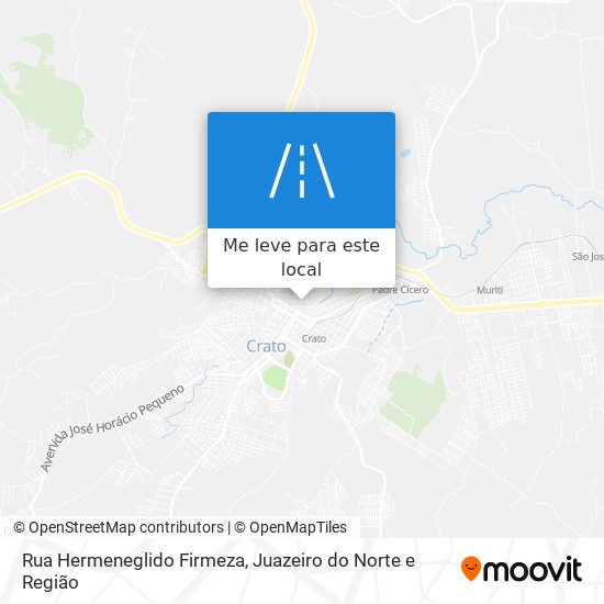Rua Hermeneglido Firmeza mapa