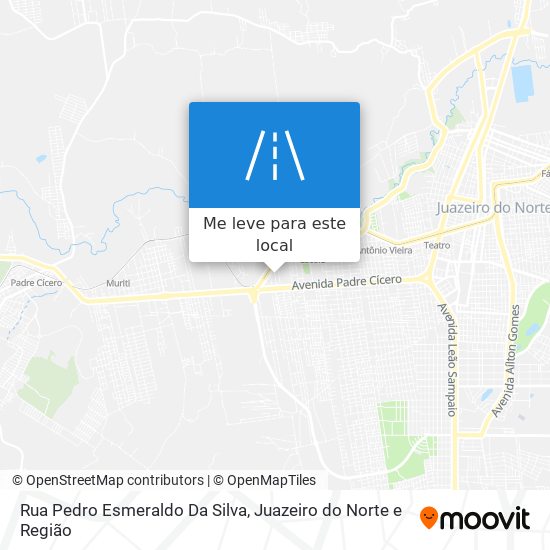 Rua Pedro Esmeraldo Da Silva mapa
