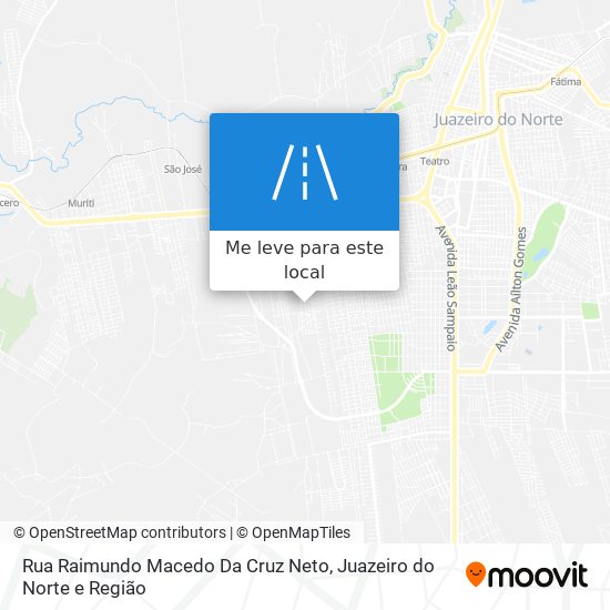 Rua Raimundo Macedo Da Cruz Neto mapa