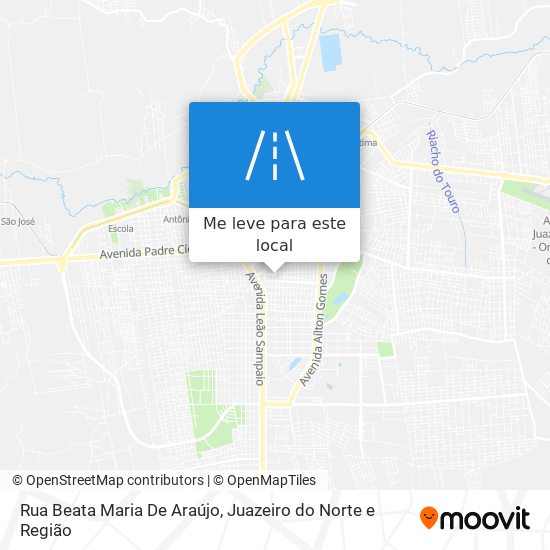 Rua Beata Maria De Araújo mapa