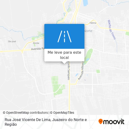 Rua José Vicente De Lima mapa