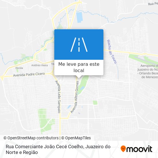 Rua Comerciante João Cecé Coelho mapa