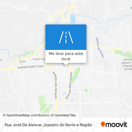 Rua José De Alencar mapa