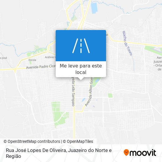 Rua José Lopes De Oliveira mapa